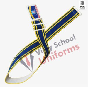 Blue and Yellow School Uniform Belt