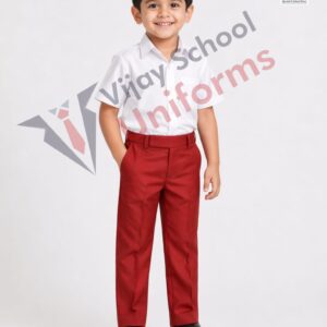 Red School Uniform Pant