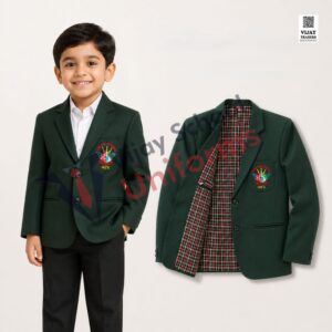 Dark Green School Uniform Blazer