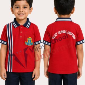 RED POLO T-SHIRT