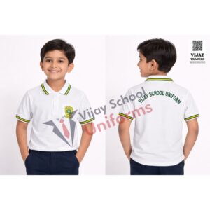 WHITE POLO T-SHIRT