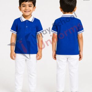 Royal Blue Polo School Uniform T-Shirt
