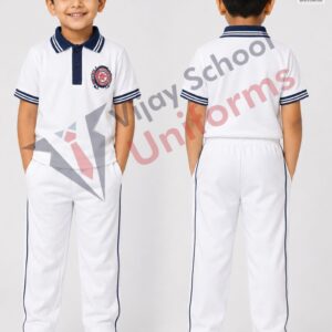White Polo School Uniform T-Shirt