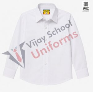 White Full Sleeve School Uniform Shirt