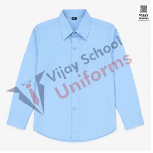 Light Blue Full Sleeve School Uniform Shirt