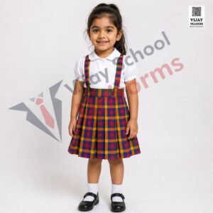 Checked School Uniform  Skirt
