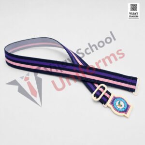 Striped School Uniform Belt