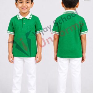 Green Polo School Uniform T-Shirt