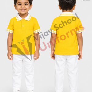 Yellow Polo School Uniform T-Shirt